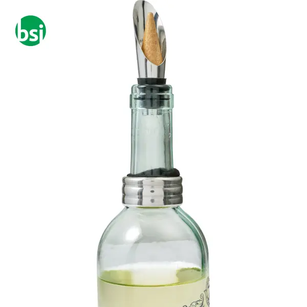 Set vino in bamboo ed acciaio inox Gareth -  5