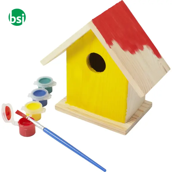 Voliera in legno con set da pittura Wesley -  2