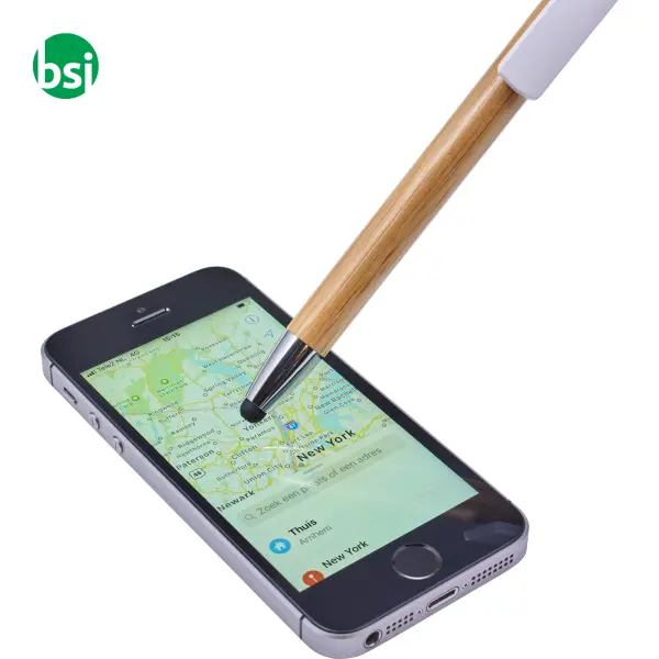 Penna a sfera capacitiva in bamboo Colette -  3