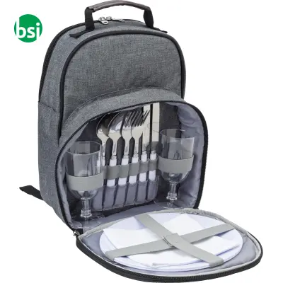 Zaino Pic-Nic per 2 persone in polycanvas Jolie - Immagine 3