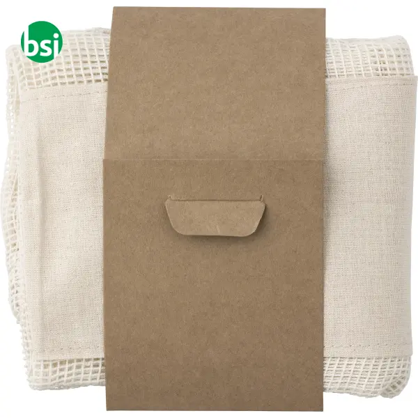 Set zaini riutilizzabili in cotone biologico Adele -  2