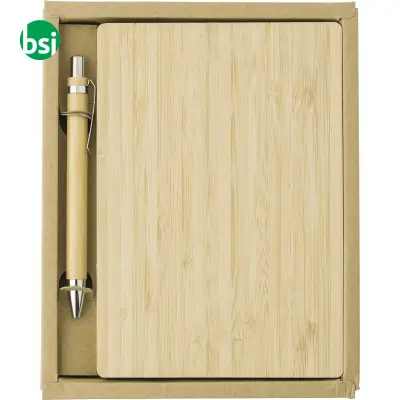 Set scrittura composta da taccuino e penna in bamboo Jo - Immagine 5