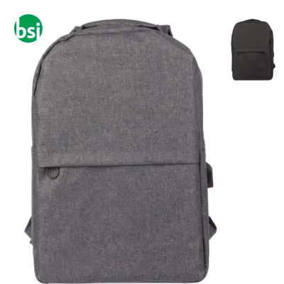 Zaino portacomputer da 15 pollici in rPET 600 D