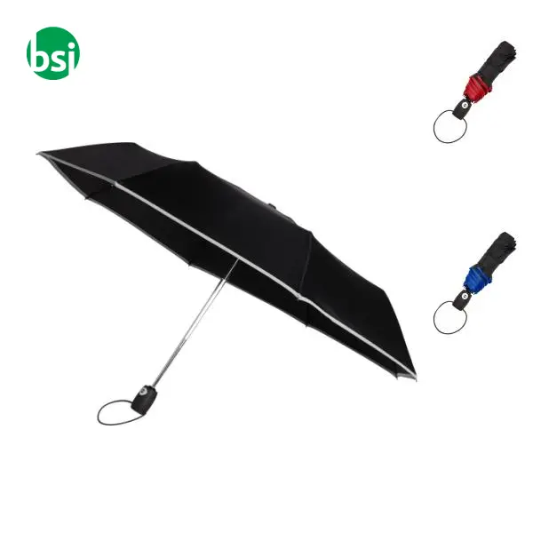Ombrello pieghevole Apri e Chiudi in pongee Ben -  1