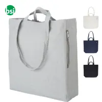 Borsa shopping personalizzata in cotone riciclato Bennett