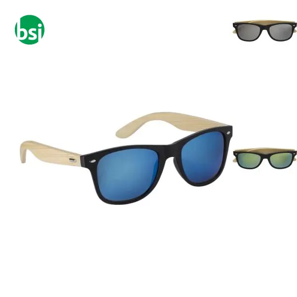 Occhiali da sole in ABS e bamboo Luis -  1