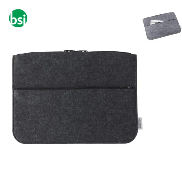 Custodia in feltro rPET per laptop Emilia -  1