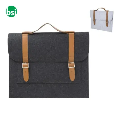 Borsa portadocumenti in feltro rPET Amelia