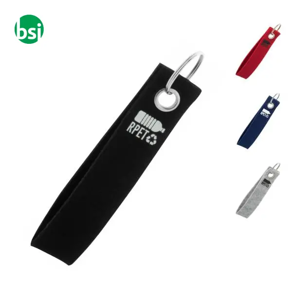 Portachiavi in feltro RPET REFEK -  1