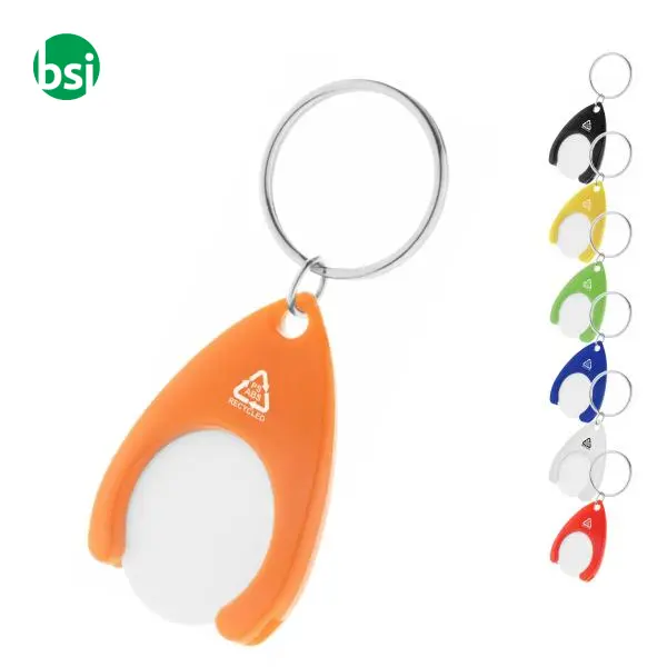 Portachiavi in RABS con gettone carrello NEPPY -  1