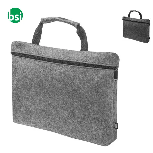 Borsa porta computer in rPET personalizzabile REFELT LAPTOP -  1