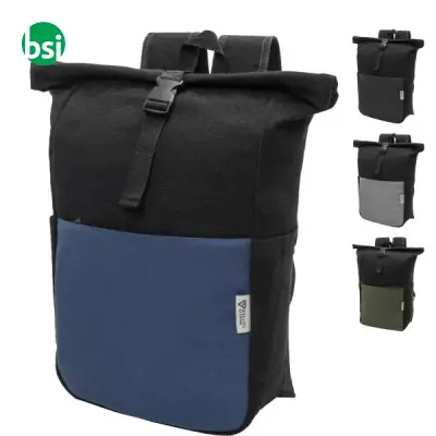 Zaino in canvas riciclato BLAKKAN BACK