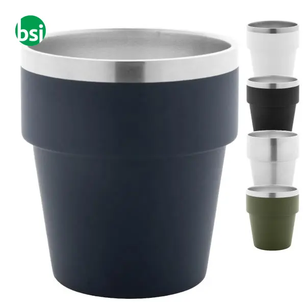 Bicchiere termico in acciaio riciclato OBATA -  1