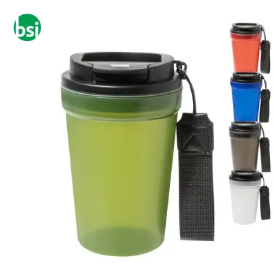 Bicchiere da viaggio con stampa FROBBU