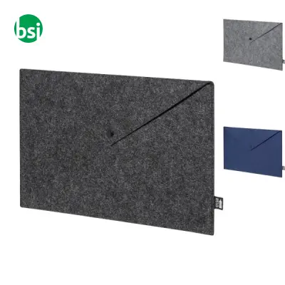 Cartellina in PET riciclato personalizzabile REFELT SLIM