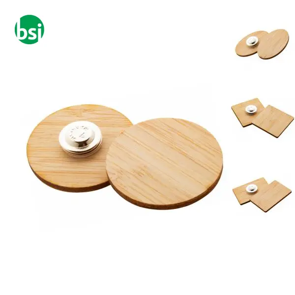 Spilla In Bamboo BooBadge -  1