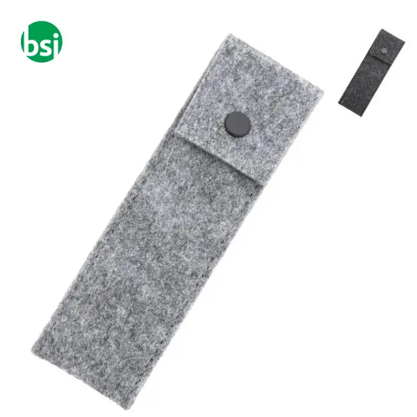 Astuccio per penna in PET riciclato REFELT PEN -  1