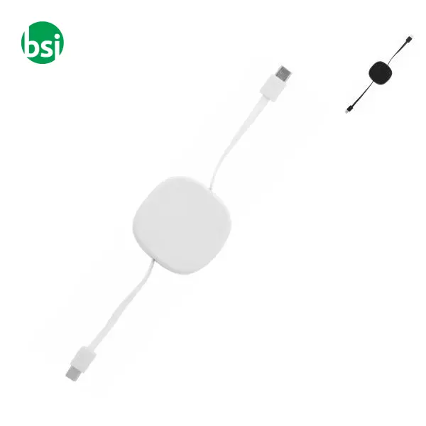 Caricabatterie USB-C da 60W in plastica riciclata CABSLE -  1