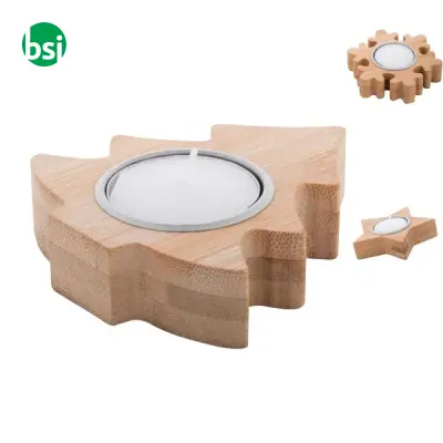 Porta tea light natalizio stella ROGNAN