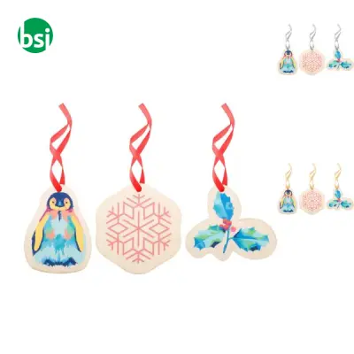 Decorazioni per albero di Natale CREAJUL WOOD