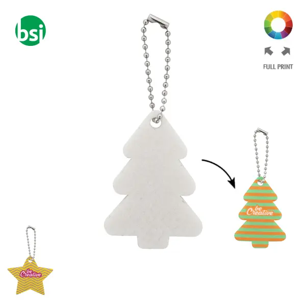 Portachiavi natalizio stella CREAFELT KEY XMAS -  1