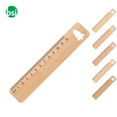 Righello In Bambù Albero Di Natale LOPSMARKA