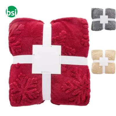 Coperta natalizia in rPET personalizzabile VALSATRA