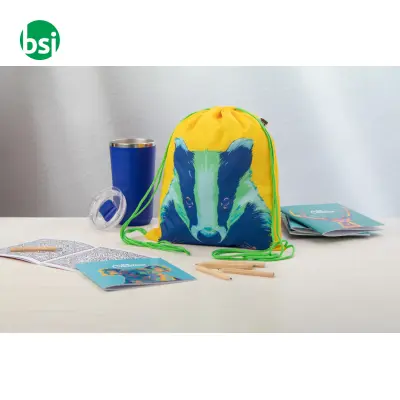 Sacca per bambini CREADRAW KIDS RPET - Immagine 12