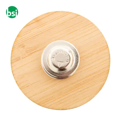 Spilla In Bamboo BooBadge - Immagine 2