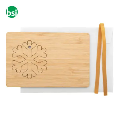 Biglietto Natalizio fiocco di neve BOOCARD - Immagine 5