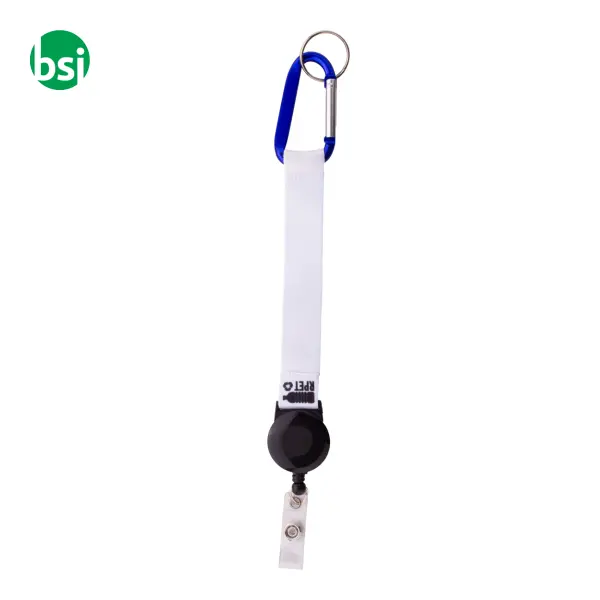 Portachiavi personalizzabile SUBINER YOYO RPET -  4