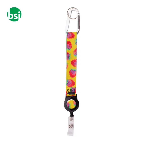 Portachiavi personalizzabile SUBINER YOYO RPET -  13