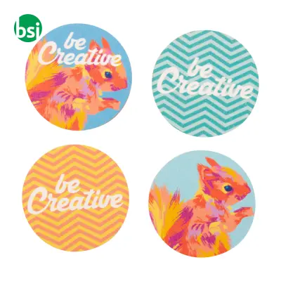 Spilla Magnetica In Legno Stampa Fullcolor WooBadge - Immagine 4