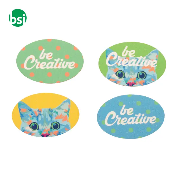 Spilla Magnetica In Legno Stampa Fullcolor WooBadge -  10