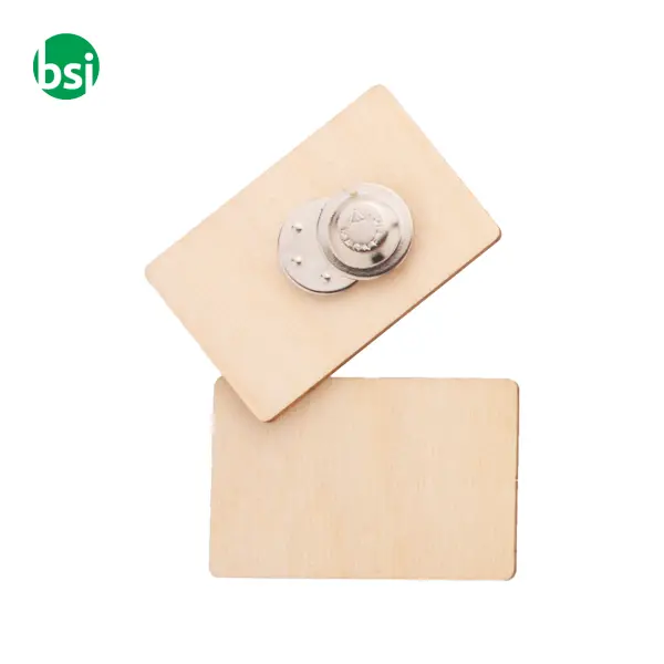 Spilla Magnetica In Legno Stampa Fullcolor WooBadge -  20