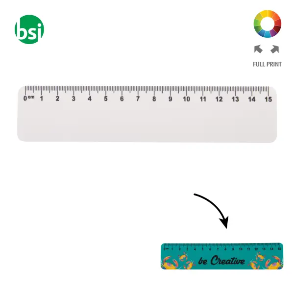 Righello 15 Cm Interamente Stampabile Drawy 15 -  1