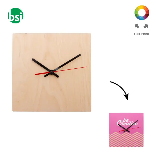 Orologio da parete personalizzabile BETIME WOOD B -  1