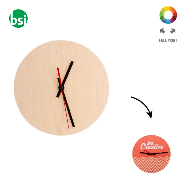 Orologio da parete personalizzabile BETIME WOOD D -  1