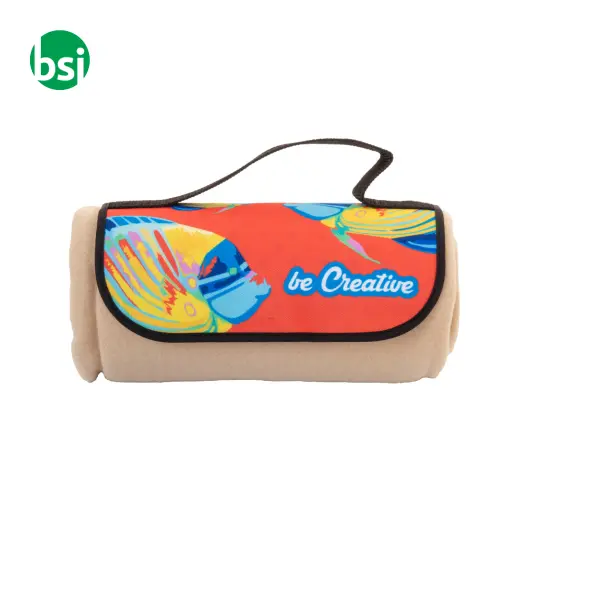 Coperta in pile RPET personalizzabile REPORTA -  4