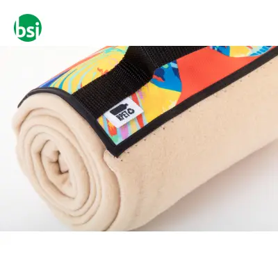 Coperta in pile RPET personalizzabile REPORTA - Immagine 5