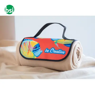 Coperta in pile RPET personalizzabile REPORTA - Immagine 8