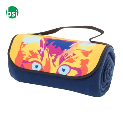 Coperta in pile RPET personalizzabile REPORTA - Immagine 23