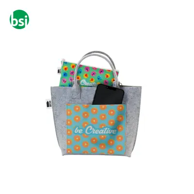 Borsa a tracolla personalizzabile CREAFELT CROSS - Immagine 14