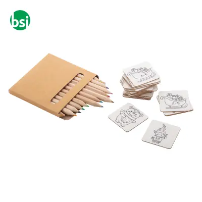 Gioco di memoria natalizio da colorare COLOXMOR - Immagine 2