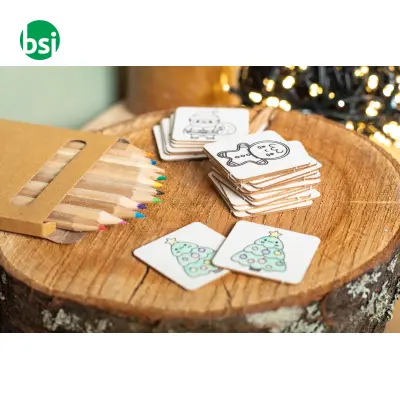 Gioco di memoria natalizio da colorare COLOXMOR - Immagine 6