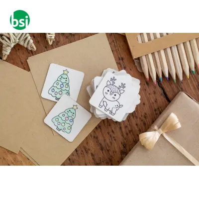 Gioco di memoria natalizio da colorare COLOXMOR - Immagine 7