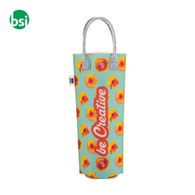 Borsa vino in RPET personalizzabile CREAFELT VINO - Immagine 4