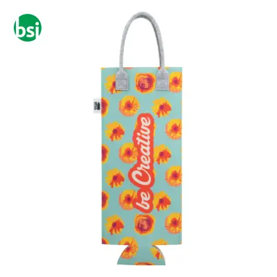 Borsa vino in RPET personalizzabile CREAFELT VINO - Immagine 5
