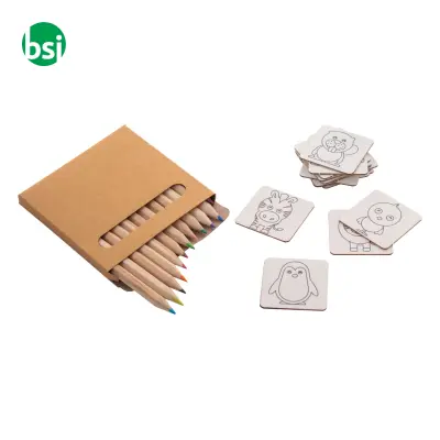 Gioco di memoria da colorare, animali COLORMOR - Immagine 2