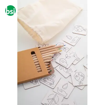 Gioco di memoria da colorare, animali COLORMOR - Immagine 6